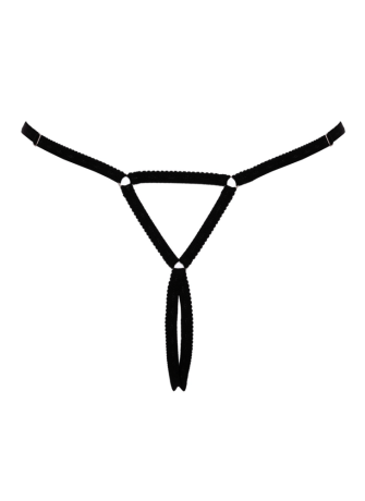 String bijou ouvert noir glamour - Cottelli
